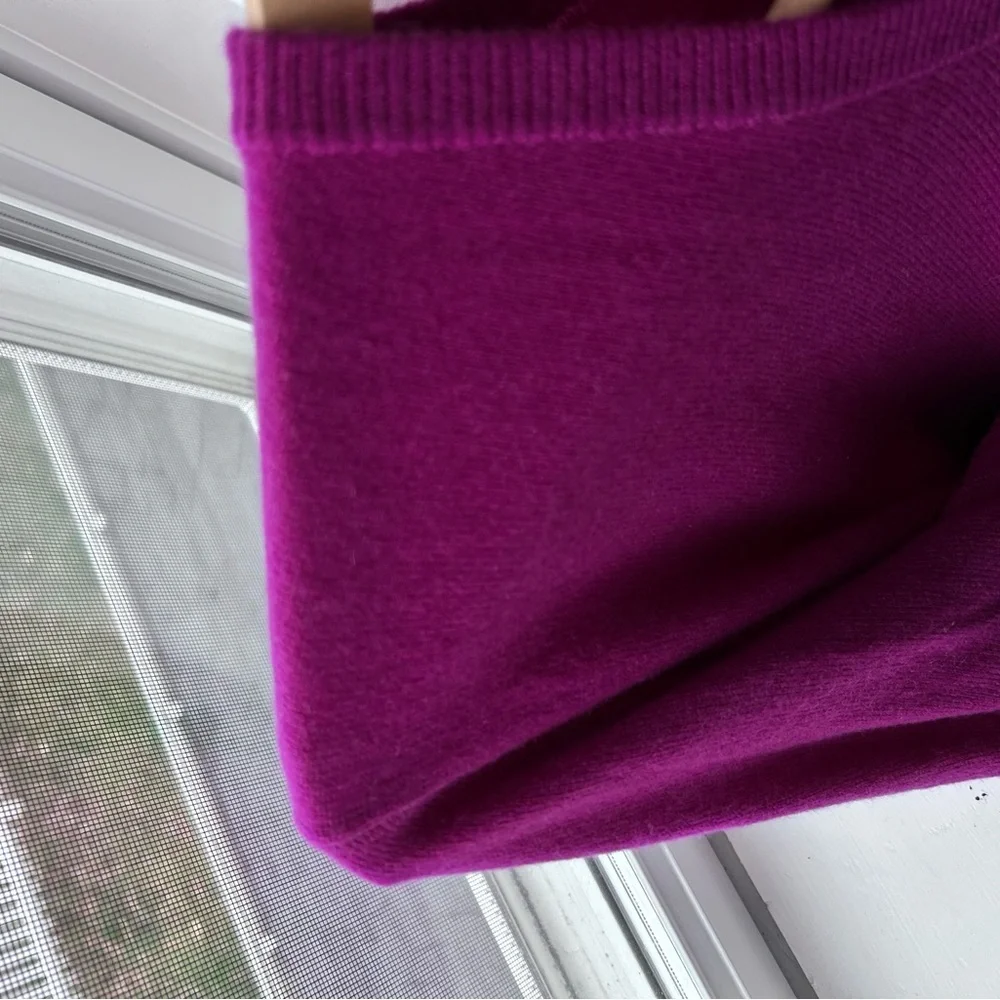 Polo Ralph Lauren men’s cashmere purple/pink sweater